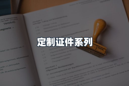 定制证件系列